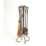 Woodfield 61025 Oil Rubbed Bronze Woodfield 30" Tall Oil-Rubbed Bronze 4 Piece Twisted Rope Tool Set