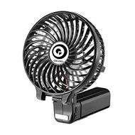 Digoo DF-003 Potable Mini Handheld Rechargeable Rotatable USB Cooling Fan Stepless Speed Regulating N3