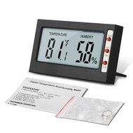Sungwoo Indoor Digital Thermometer Humidity Meter, Hygrometer and Temperature Gauge with Big LCD screen and Max... N4