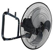 Black Metal Large 18-inch Premium High-velocity Oscillating Industrial Stand-mount Floor Fan N3