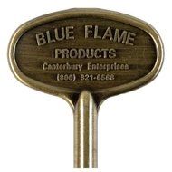 3" Universal Key Antique Brass