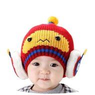 Winter Baby Kids Warm Hats Fleece Earflap Knitted Wool Hat Cap Cute Toddler Hats N2