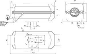 Diesel air heater 4kW/ 13,600 BTU/hr 12volt same as Webasto,Airtronic,Eberspacher,Espar! Truck,car,cabin, boat... N2
