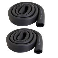 uxcell 2 Pcs 1&quot; x 3/8&quot; Air Conditioner Foam Heat Insulated Pipe Black