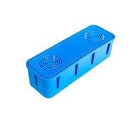 DSSY Power Cord Socket Storage Box With Cooling Holes - Blue