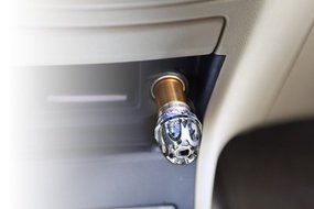 New Model! iBreze Gold Car Air Purifier Ionizer JO-6281, Eliminate Bad smell from cigarette, pets and more - Best... N3