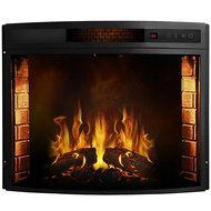 Moda Flame Elwood 33 Inch Curved Electric Fireplace Insert N2