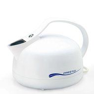 32 Oz.Flip-up Stainless Steel Lid, Easy-Grip Handle, Built-in Whistle Electric Tea Kettle, White