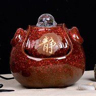 FEI&amp;S Ceramic pot flowing water humidifier fish tank living room desk creative Gifts, Home Decor is in the jug... N3