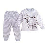 Yaheeda Kid's Autumn Cotton Long Sleeve Pajamas Top and Pants Sets Sleepwear N10