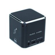 Music Angel Mini Speaker Multimedia Speaker Support Tf Card U Disk Fm Radio Md07u Black N5