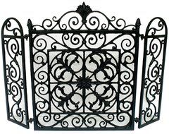 NACH Scroll Fireplace Screen