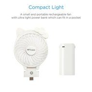 Tiveco Handheld USB Rechargeable Fan - V2 Black N4
