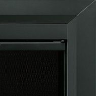 Pleasant Hearth CL-3001 Carlisle Fireplace Glass Door, Black, Medium N3