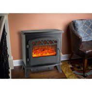 Warm House ORF-10340 Ottawa Retro-Style Floor-Standing Electric Fireplace