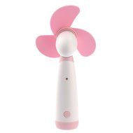 Pixnor Mini Handheld Fan YGH365B Battery Powered Soft Foam Blades Cooling Fan N2