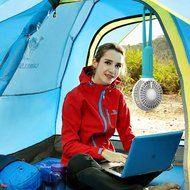 Rechargeable Handheld USB Mini Misting Fan with Personal Cooling Outdoor Mist Humidifier Portable Desktop Humidifier... N11