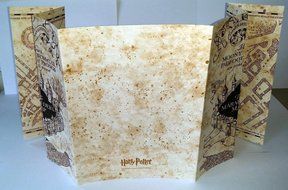 The Marauder's Map Hogwarts School of Witchcraft &amp; Wizardry N5