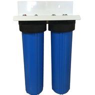 2-Stage 20" Big Blue Whole House Water Filter System - Sediment and Carbon Filters