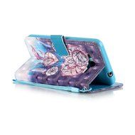 Samsung Galaxy Grand Prime Case,Yaheeda [3D Colored Drawing] [Flip Fit] Premium PU Leather Card-Slots Cash-Slots... N63