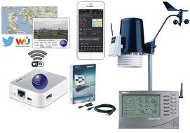 Ambient Weather 6152-WEATHERBRIDGE Davis Instruments Wi-Fi Vantage Pro2 Wireless Weather Station