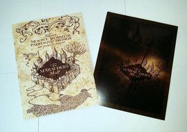 The Marauder's Map Hogwarts School of Witchcraft &amp; Wizardry N6