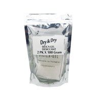 DRY&amp;DRY HIgh Quality Silica Gel Desiccant Dehumidifiers 100 g, 5 Pack N10