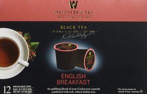 Wissotzky Tea Spiced Citrus Nana Mint Herbal Single Serve Cups for Keurig K Cups, 12 Count N48