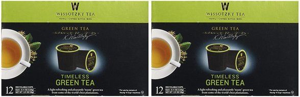 Wissotzky Tea Spiced Citrus Nana Mint Herbal Single Serve Cups for Keurig K Cups, 12 Count N49