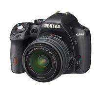 Pentax K-500 16MP Digital SLR Camera Kit with DA L 18-55mm f3.5-5.6 and 50-200mm Lenses (Black)