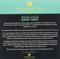 Wissotzky Tea Spiced Citrus Nana Mint Herbal Single Serve Cups for Keurig K Cups, 12 Count N57