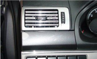 Docooler 4M U Style DIY Car Interior Air Conditioner Outlet Vent Grille Chrome Decoration Strip Silvery N3