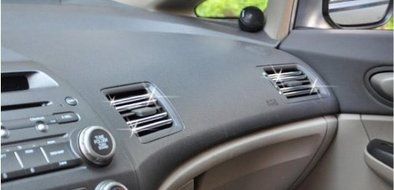 Docooler 4M U Style DIY Car Interior Air Conditioner Outlet Vent Grille Chrome Decoration Strip Silvery N4
