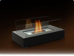 Fire Desire's Cubic Fireplace - Best Seller, Perfect for Table Top, Tempered Glass, Both Indoor and Outdoor Use... N2