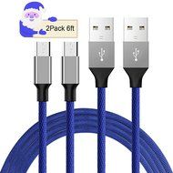 Marchpower, Micro USB Cable, 2PCs 6ft Zinc Alloy Android Phone Charger - Fast Sync Charge USB Phone Cord for Android...