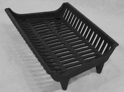 Fireplace Hearth Grate Grill - 23" Cast Iron ECONOMY N2