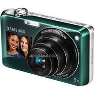 Samsung TL210 DualView 12MP Green Digital Camera N2