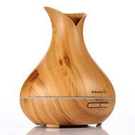 Easehold Aroma Essential Oil Diffuser Humidifier Air Purifiers 400ml Wood Grain with Cool Mist and Colorful LED... N2