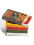 Out of Print Banned Books Matchbox Set N5