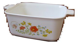 Corning Ware P-4-B Wildflower Corningware Bake Dish - No lid included
