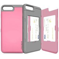 iPhone 7 Plus Case, SKINU [EUREKA] [Metal Slate] [Shockproof] [Dual Layer] [Card Slot] [Drop Protection] [Wallet... N3