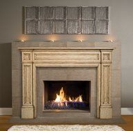 Pearl Mantels 140-56 Classique Unfinished Fireplace Mantel, Interior Opening 56-Inch Wide by 42-Inch High N11