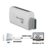 NAMEO Wii to HDMI Adapter Converter Wii2HDMI Support 1080P 720P 3.5mm Audio Video Output - Supports All Wii Display... N2