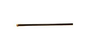 Solid Iron Fire starter Poker, Black Powder Coat Finish 46.25Inches, Handcrafted N3