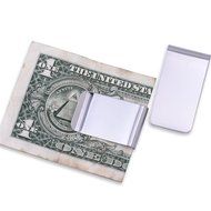 5pcs 2650mm Stainless Steel money clip,Cash Holder,credit card holder N2