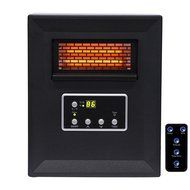 New New 1800 Sq. Ft Electric Portable Infrared Quartz Space Heater Fireplace Remote- PUNER Store N5