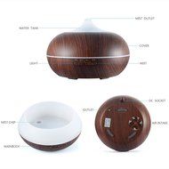 Ultrasonic Essential Oil Diffuser for Aromatherapy, GerTong 300ml Cool Mist Air Humidifier Purifier with 7 Color... N22