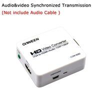 COWEEN VGA to HDMI Adapter Full HD VGA to HDMI Converter With Audio Video Adapter 1080P VGA2HDMI for PC Laptop...