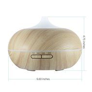 Ultrasonic Essential Oil Diffuser for Aromatherapy, GerTong 300ml Cool Mist Air Humidifier Purifier with 7 Color... N25