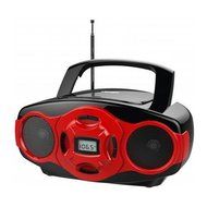 Naxa NPB-264 RE Portable MP3/CD Mini Boom Box &amp; USB Player (Red) by Naxa